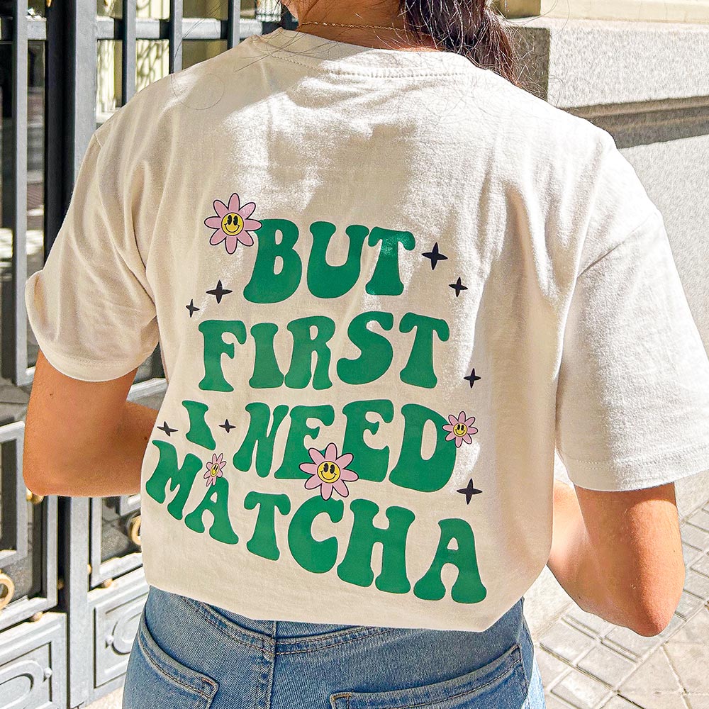 Camiseta But First Matcha - Image 2
