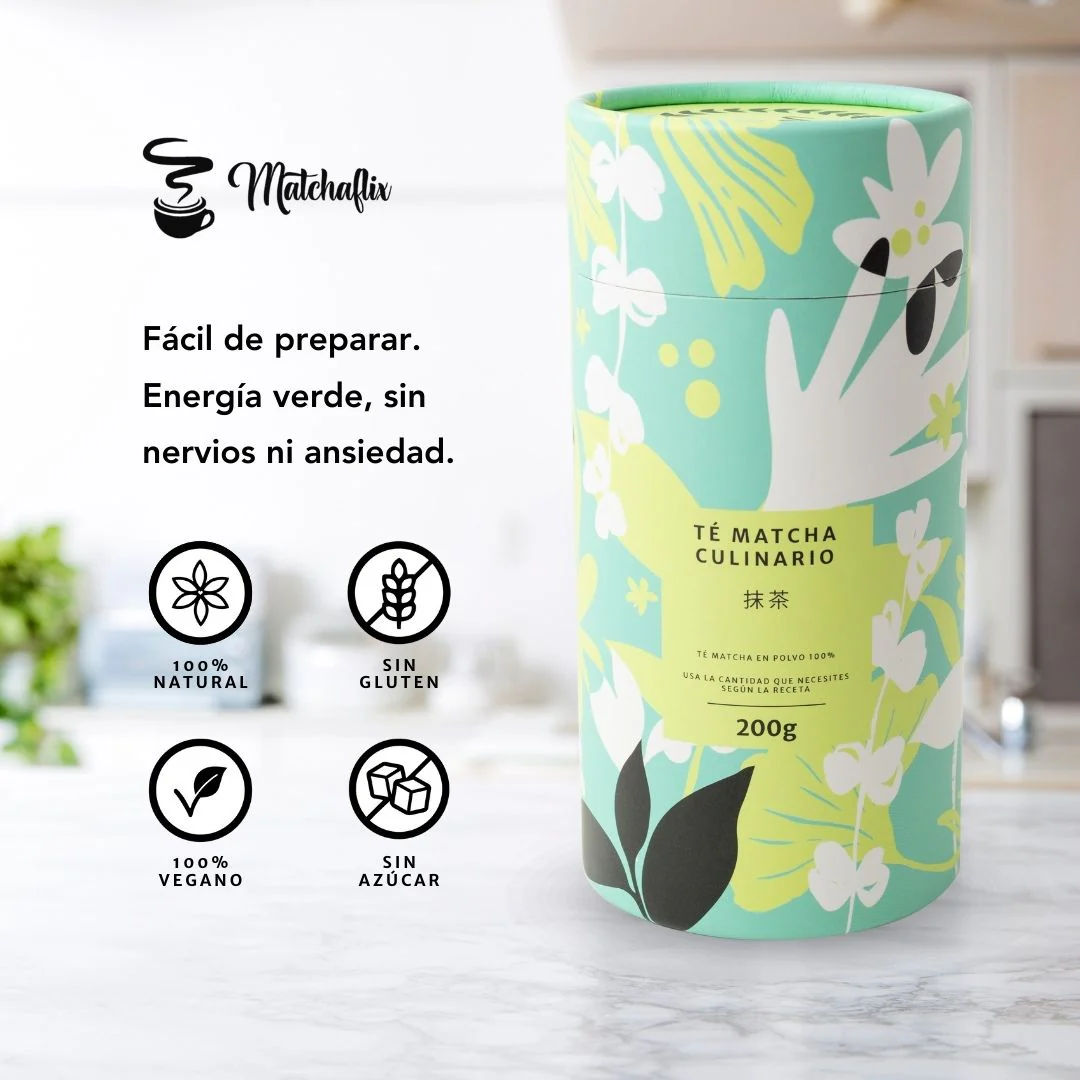 Té Matcha Culinario 200g para 50 Recetas - Image 5