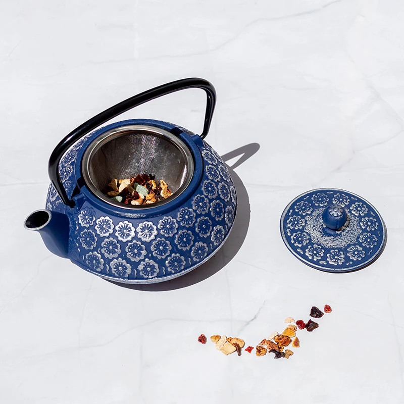 Tetera para infusiones azul - Image 4
